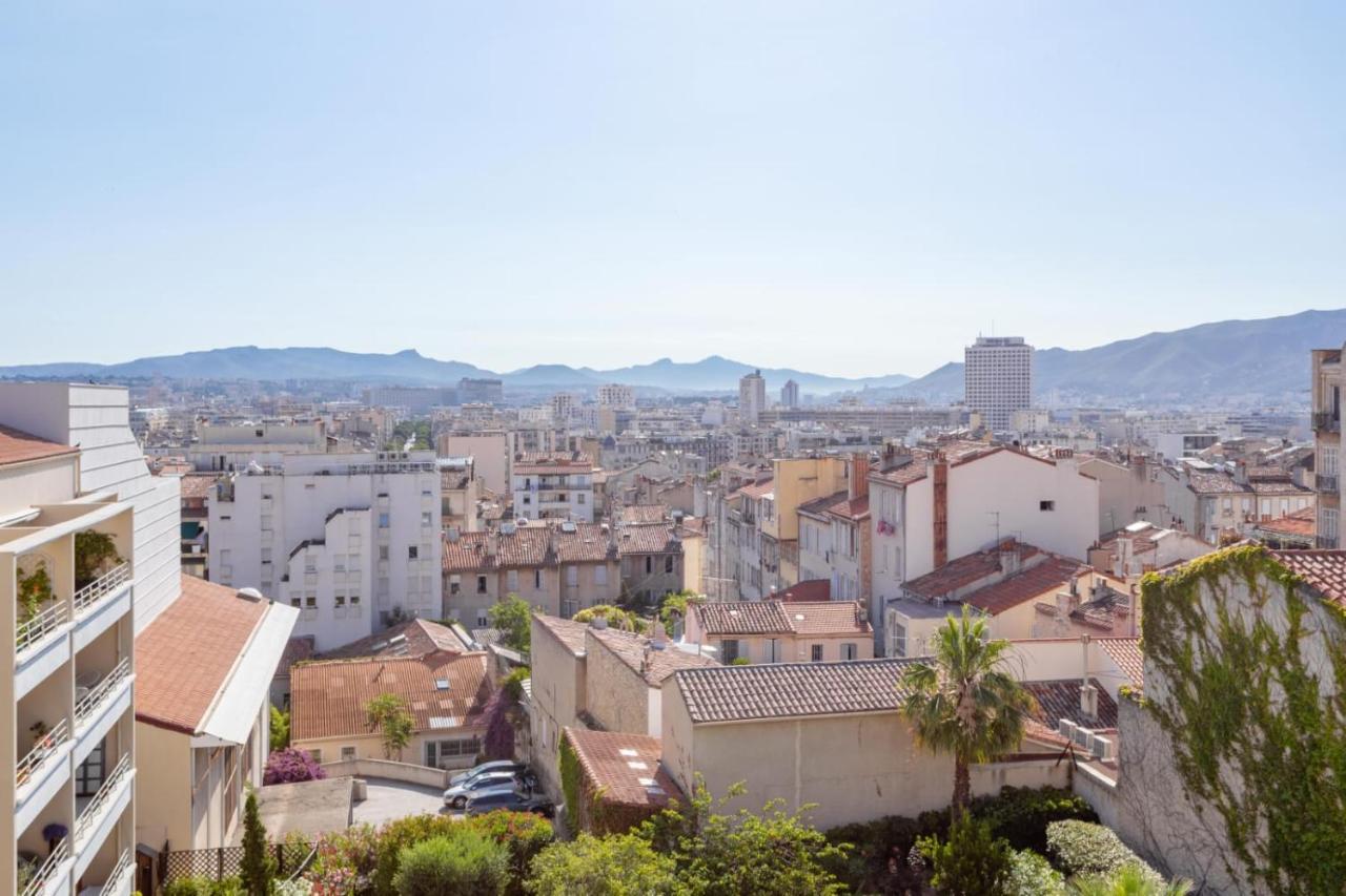 Appartement Standing Marseille 4 pers Clim Parking Exterior foto