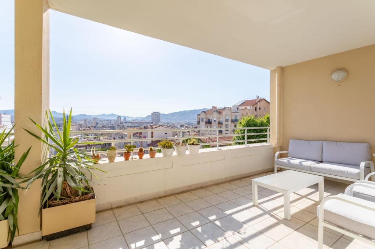 Appartement Standing Marseille 4 pers Clim Parking Exterior foto